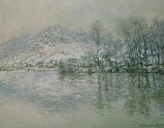 La Seine à Port Villez en hiver, 1885